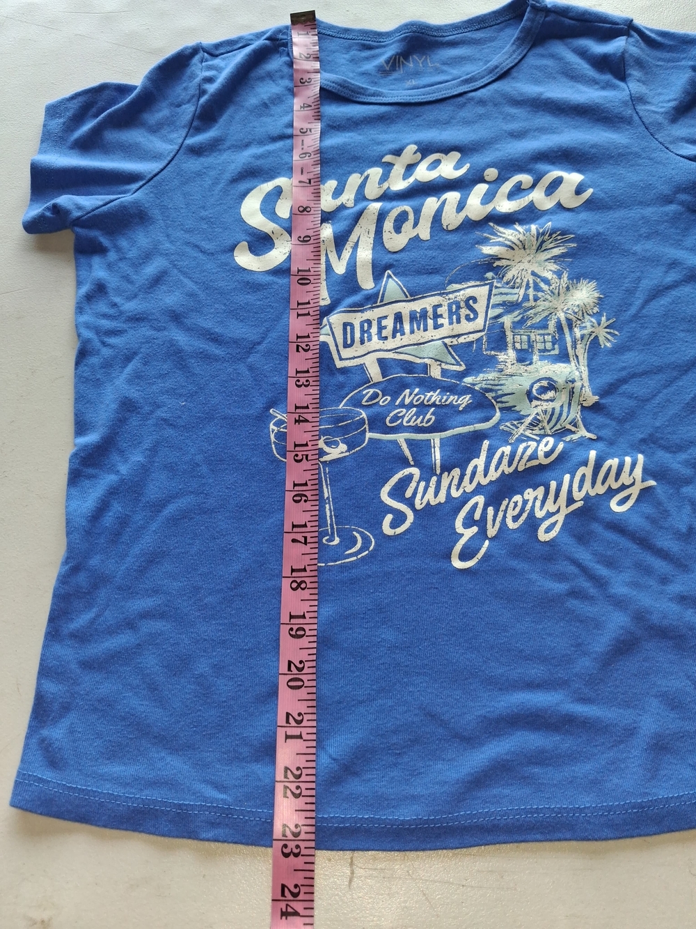 Santa Monica Blue Kids Graphic Tee
